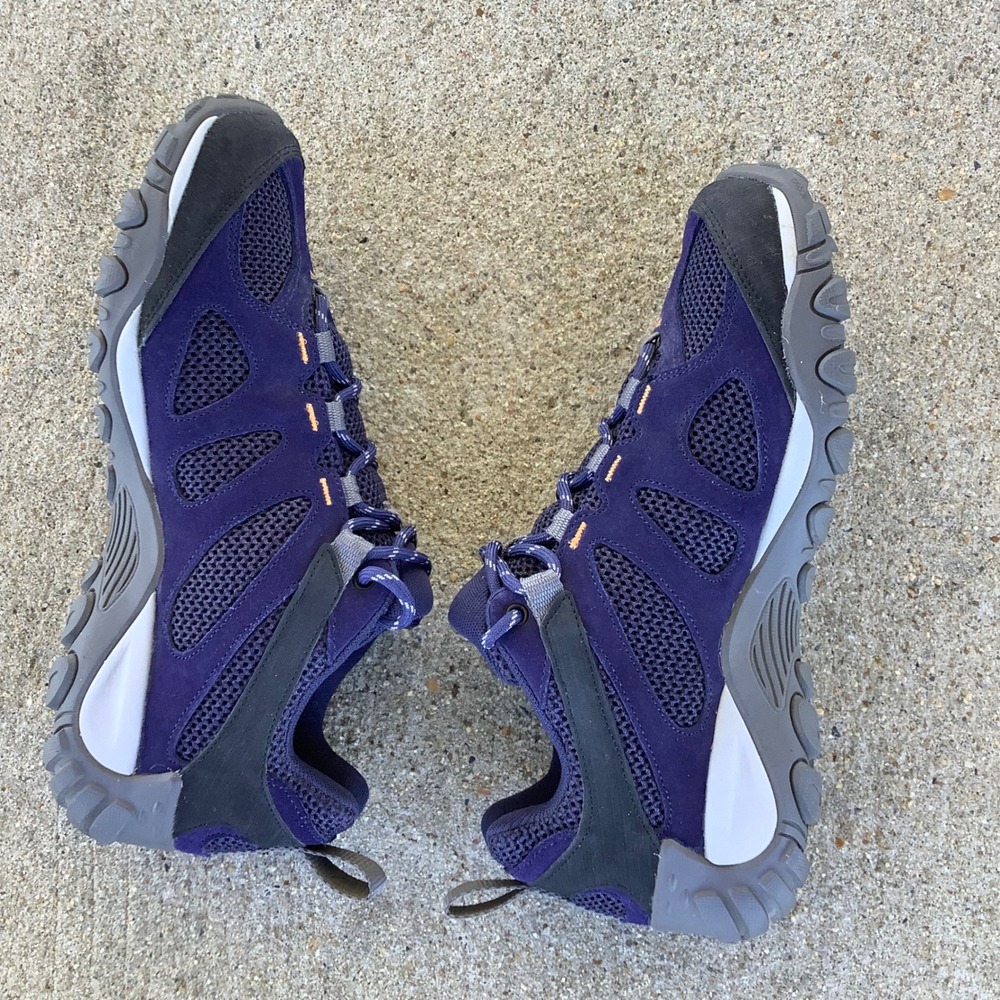 Merrell Alverstone Womens Hiking Shoes Purple Suede Mesh Low Top J037616‎ 9.5 - Picture 4 of 16